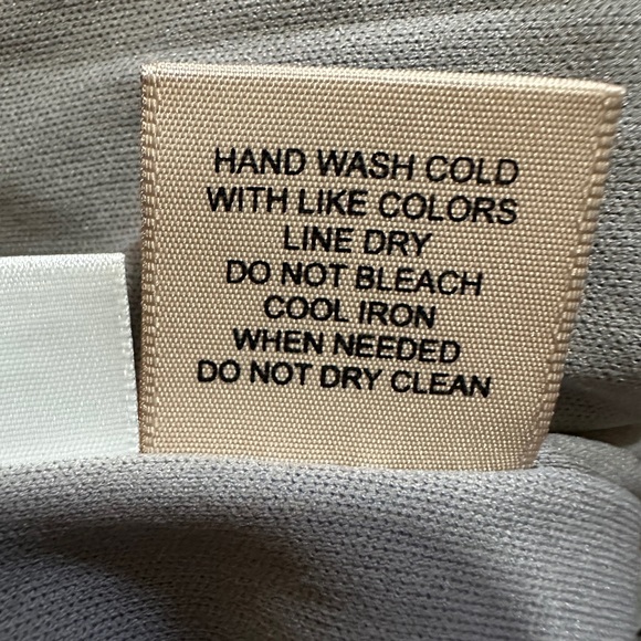 Philosophy Gray Zip Front Faux Leather Moto Vest Zippered Pockets Medium New NWT - Picture 16 of 16